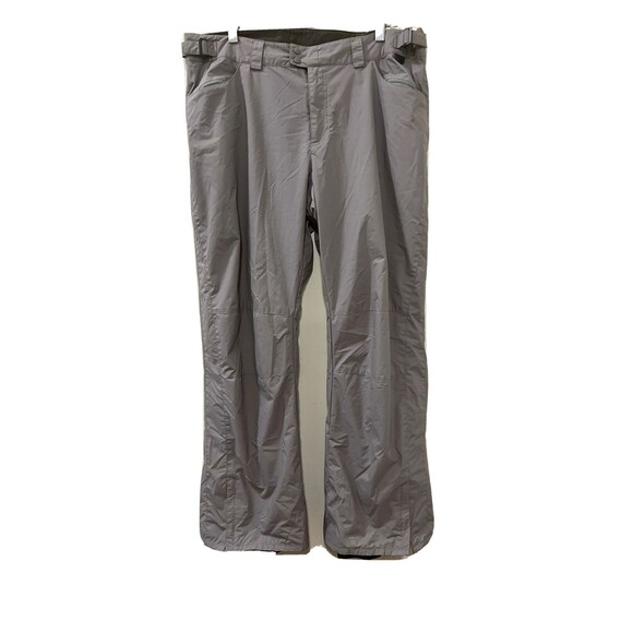 Columbia Women's Gray Nylon Pants Insulated Waterproof Breathable Pants Size XL - Picture 1 of 10
